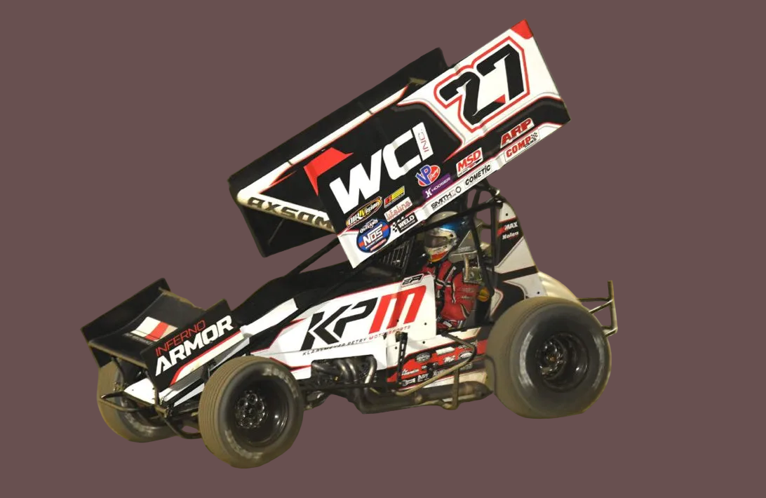 WIC Die Cast Wing Sprint Car 1:50-Autographed