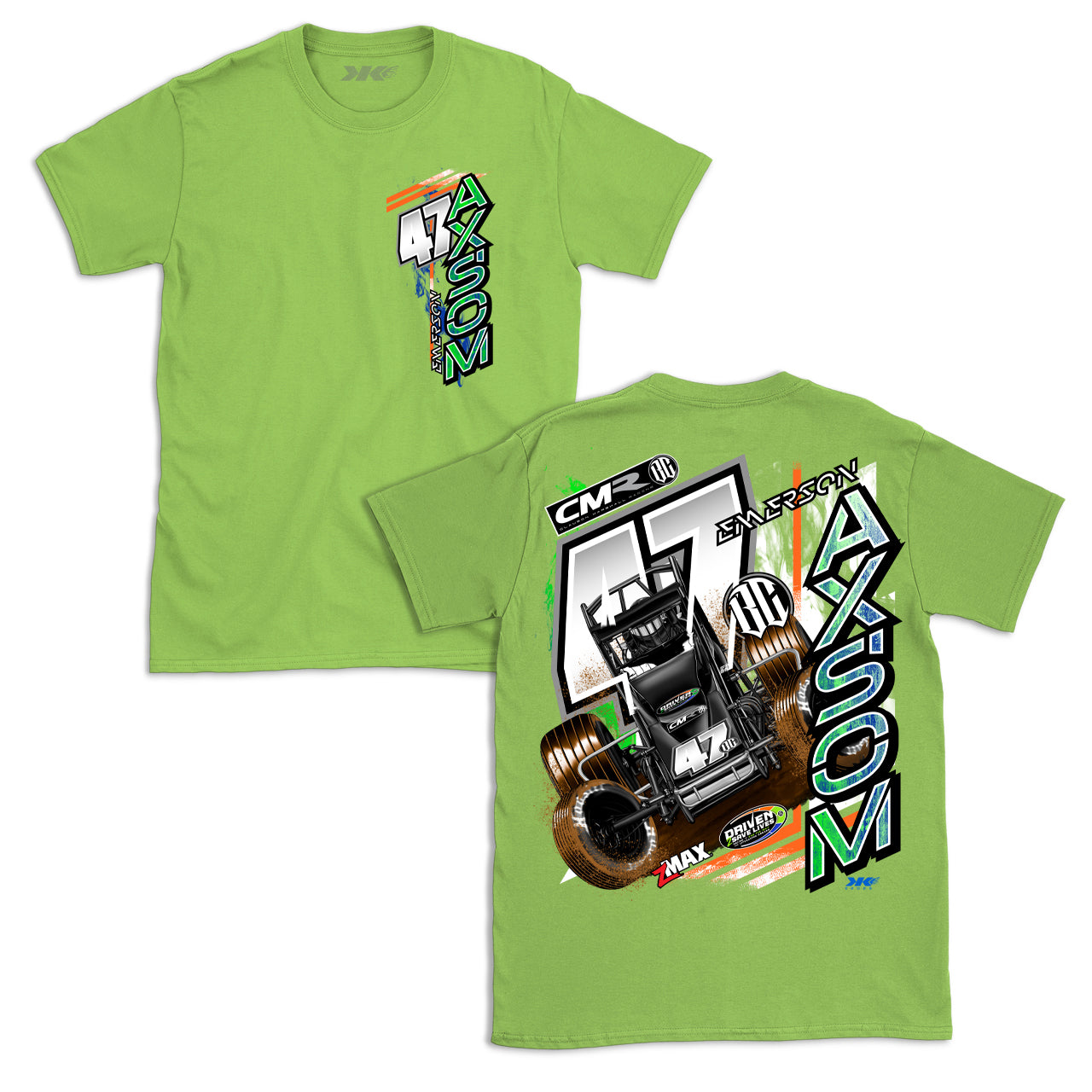 Emerson Axsom 47BC Tshirt - Lime Green