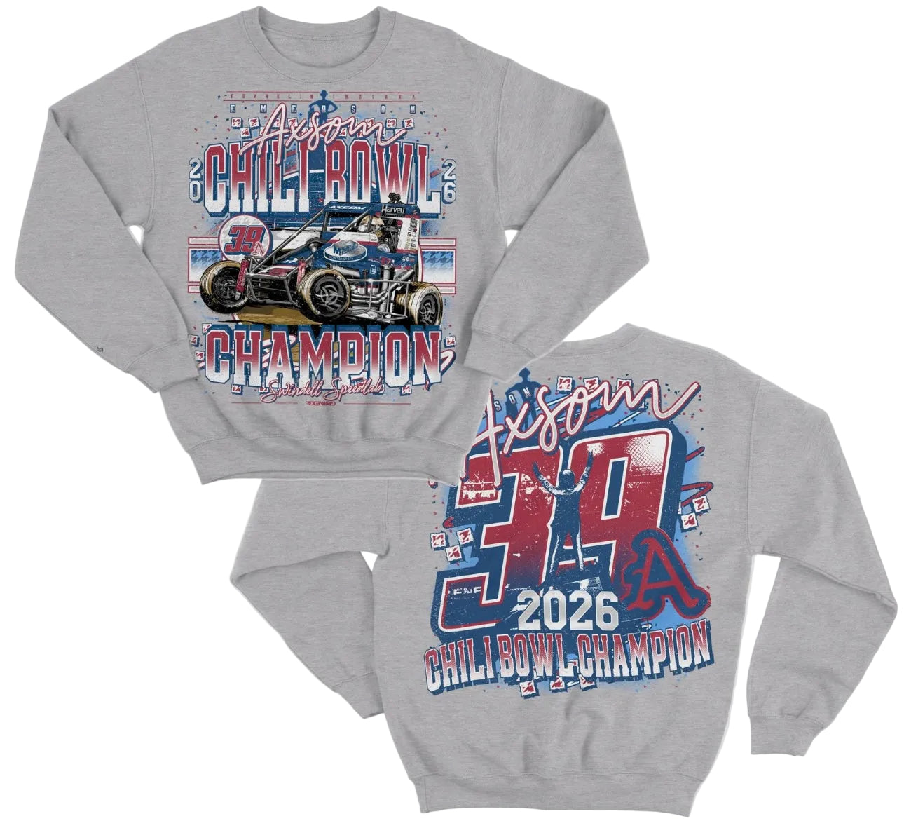 2026 Chili Bowl Champ-Heather Grey